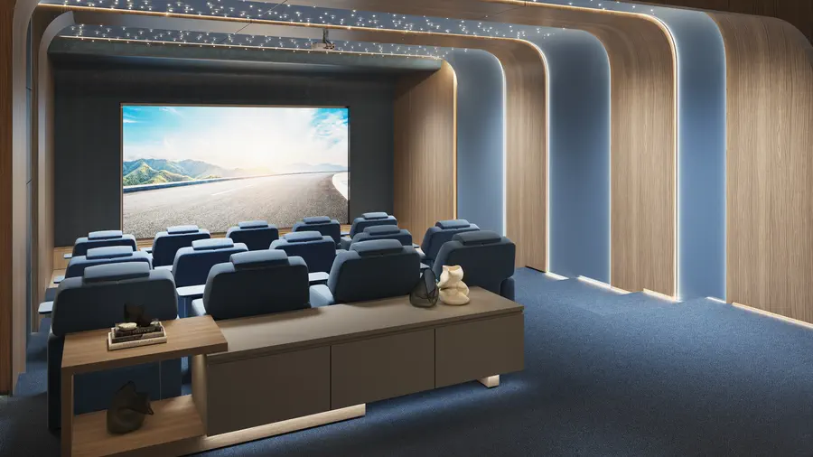 Private cinema lounge