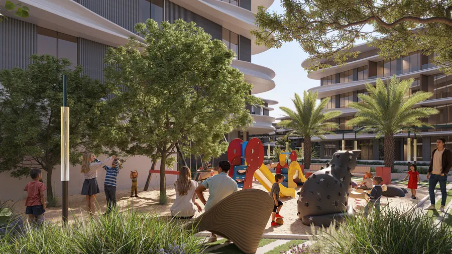 Children's outdoor play area